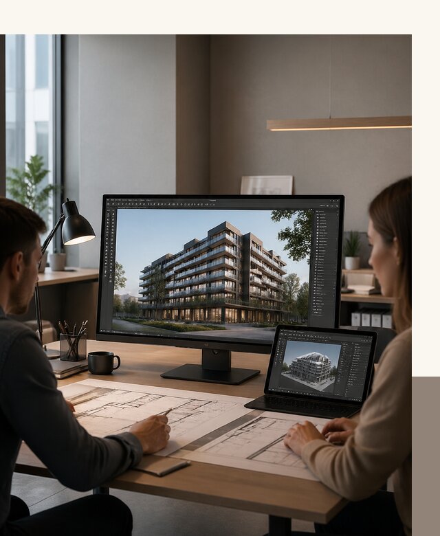 3D визуализация архитектуры и объектов строительства в Красногорске