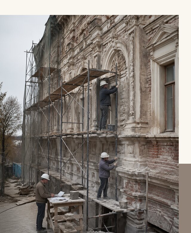 Реставрация объектов культурного наследия под ключ в Красногорске
